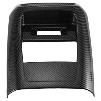 Автомобильная Карбоновая Задняя Вентиляционная рама для кондиционера, Накладка на панель с защитой от ударов для Ford Explorer 2022 2023