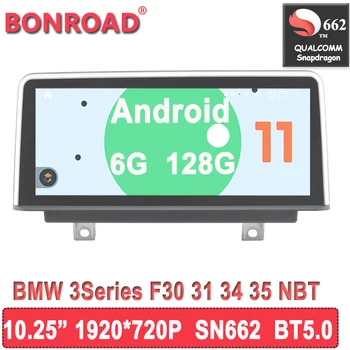 Bonroad Android 10,0 Автомобильный мультимедийный плеер GPS радио для BMW F30 F31 F34 F32 F33 F36 M3 F80 M4 F82 Оригинальная система NBT Carplay
