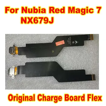 Оригинальная Плата Зарядки Для ZTE Nubia Red Magic 7/7 Pro NX709J/7S Pro USB-Штекер Зарядный Порт Плата Зарядки Гибкий Кабель FulI IC