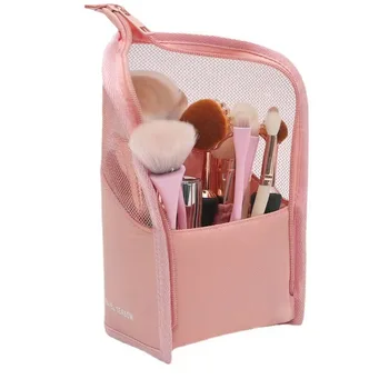 Новый карандаш для бровей, кисточка для макияжа, сумка для хранения EVA-сетки, объемная косметичка большой емкости, Прозрачная водонепроницаемая сумка для стирки