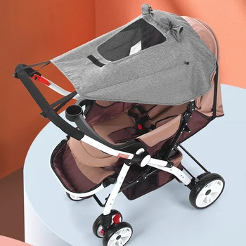 Солнцезащитный козырек для детской коляски, защита от ультрафиолета, Солнцезащитный козырек для коляски, навес для коляски, водонепроницаемый навес от дождя, Аксессуары для детской коляски