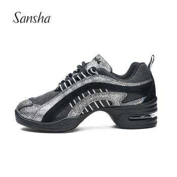 Sansha/ Профессиональная Танцевальная обувь, Кроссовки для женщин, Мужская Обувь для танцев Сальсы, Джаза, Йоги, H45C с мягкой подошвой.