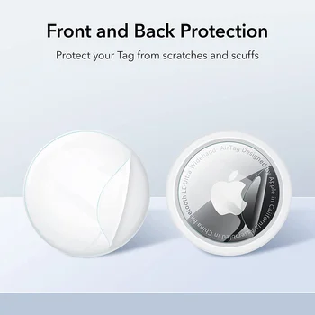 5 комплектов мягкой гидрогелевой пленки для Apple Airtag Locator Tracker Защитная пленка из ПВХ для Airtags Защитные наклейки на экран Не стекло