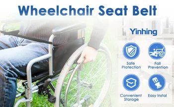 Поясной ремень для инвалидной коляски, самоката, регулируемый по длине ремень безопасности, медицинский инструмент, поддержка спины для пожилых людей, поясные ремни для инвалидной коляски