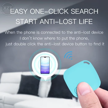 Мини-Сигнализация Против Потери Кошелька KeyFinder Smart Tag Bluetooth-Совместимый Отслеживающий GPS-Локатор Брелок Для Домашних Животных Собака Детская Бирка Трекер Ключ