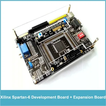 Плата разработки FPGA Xilinx Spartan-6 XC6SLX9 Основная Плата Spartan6 + Периферийная плата расширения + Модуль AD DA + Адаптер питания