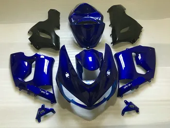 Высококачественный комплект мотоциклетных обтекателей для KAWASAKI Ninja ZX6R 636 05 06 ZX 6R 2005 2006 ABS Сине-черные Обтекатели + подарки KC25