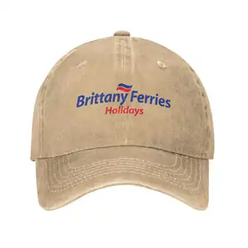 Джинсовая кепка с логотипом Brittany Ferries высшего качества, бейсболка, вязаная шапка
