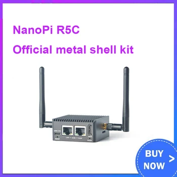 NanoPi R5C Rockchip RK3568B2 A55 Двойной порт Ethernet 2,5 G Поддержка M.2 WiFi модуля HDMI2.0 Linux / Openwrt/Debian/ Ubuntu