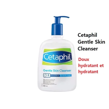 Cetaphil Нежное очищающее средство для кожи, 500 мл, Увлажняющее для сухой и чувствительной кожи, Мягкое Увлажняющее очищение лица