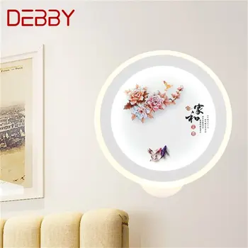 Настенные светильники DEBBY, современные креативные внутренние светодиодные бра с рисунком, Светильники для дома
