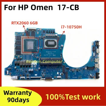 GPC72 LA-J672P для HP Omen 17-CB TPN-C144 1000 Материнская плата ноутбука с SRH8Q i7-10750H CPU RTX2060 6 ГБ GPU M01208-601 Материнская плата