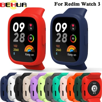 Защитный чехол из ТПУ BEHUA для Redmi Watch 3, чехол для смарт-часов Gen6, устойчивый к царапинам защитный бампер