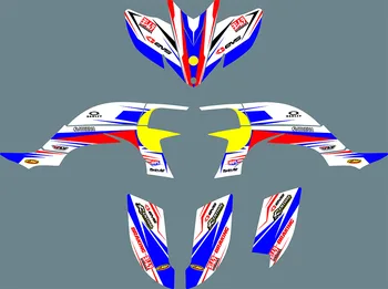 Наборы наклеек с изображением мотоциклетной команды и фонов для Yamaha YFZ450R 2003 2004 2005 2006 2007 2008