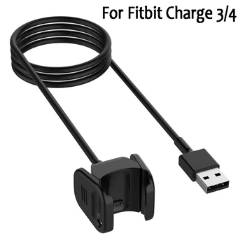 Быстрый USB-кабель для зарядки Fitbit Charge 4-полосный порт линейной док-станции USB-Зарядное устройство для Fitbit Charge 3 fit bit charge3 charge4 адаптер