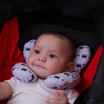 Новая детская подушка Защитная дорожная автокресло для поддержки головы и шеи Подушки новорожденных детей U-образный подголовник Подушка для малышей 0-3 лет
