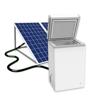Оптовая цена от производителя Солнечная морозильная камера Солнечная морозильная камера постоянного тока солнечный холодильник с морозильной камерой для домашнего использования