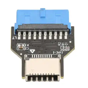Адаптер на передней панели USB 19PIN USB3.0 к интерфейсу передней клавиши Type C USB 3.0 19PIN Адаптер для материнской платы ПК