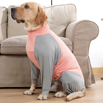 Костюм для восстановления собаки Предотвращает зализывание ран на животе после операции Носите послеоперационные рубашки Боди для собаки Предотвращает выпадение