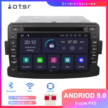 DSP Android 9,0 Автомобильный GPS-Навигатор Автомобильный DVD-Плеер Для Renault Duster Dacia Logan 2 Авто Стерео Радио Мультимедийный плеер Головное Устройство