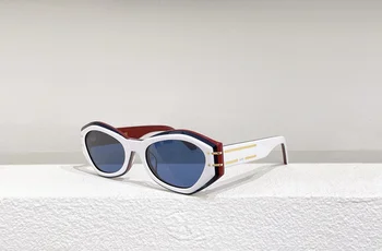 Летние солнцезащитные очки для мужчин и женщин в фирменном стиле B1U с защитой от ультрафиолета, ретро-оправа, очки в полной оправе, случайная коробка
