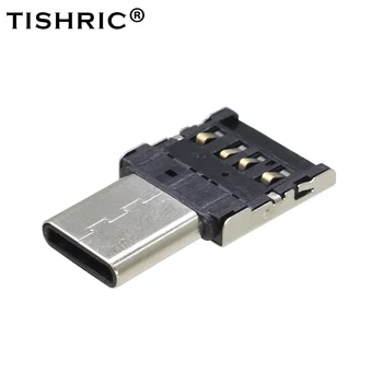 TISHRIC 10шт OTG Type-C OTG Micro USB адаптер USB Type C конвертер данных для зарядки OTG кабель для мыши, клавиатуры, USB-накопителя