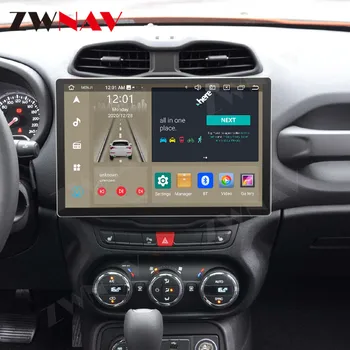 Автомагнитола Android 12 для Jeep Renegade 2016 2017 2018 Стерео аудиоприемник, Мультимедийный плеер, GPS-навигация, головное устройство Carplay