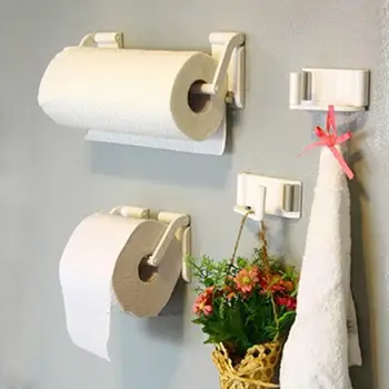 Креативный магнитный Регулируемый держатель для бумажных полотенец, кухонный стеллаж для ванной комнаты