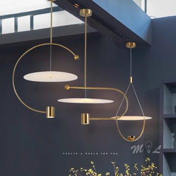 Подвесной светильник Nordic Line Light Промышленная лампа Алюминиевые подвесные светильники для гостиной, спальни, подвесных светильников в стиле лофт