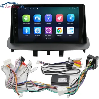 2Din Android 10 Автомобильный радиоприемник, мультимедийный видеоплеер для Renault Megane 3 Fluence 2008-2010 2011 2012 2013 2014 GPS Навигация