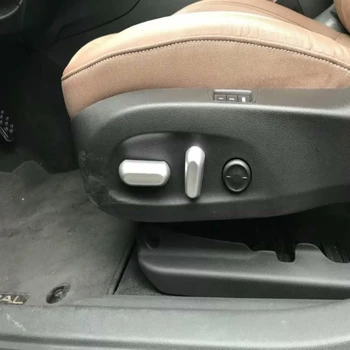 Для Buick Regal 2017 2018 2019 2020 Автомобильный детектор наклеек ABS Хромированная ручка регулировки сиденья Кнопка Переключения Отделки капотов