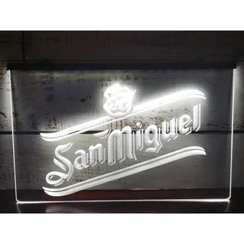 Светодиодная неоновая вывеска пивного бара паба A150 San Miguel