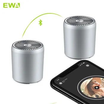 EWA Портативный Беспроводной Динамик Bluetooth 5,0 Тяжелый Басовый Бумбокс Сабвуфер Mini True Wireless Stereo TWS Динамик TF Карта 800 мАч
