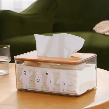 Коробка для салфеток в скандинавском стиле с милым дизайном, коробка для перекачки в гостиную, коробка для хранения салфеток в ресторане, коробка для хранения салфеток для дома