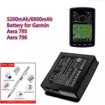 Аккумулятор GPS-навигатора 7,4 В/5200 мАч/6800 мАч 361-00055-00, 010-11756-04 для Garmin Aera 795, 796