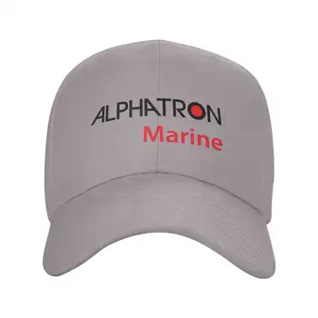 Графическая повседневная джинсовая кепка с логотипом Alphatron Marine, Вязаная шапка, Бейсболка