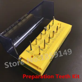 Набор для препарирования зубов стандартный набор Зубных Бур FG 1,6 мм Зубных алмазных Бур 12 шт./компл.