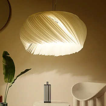 Скандинавский Креативный акриловый подвесной светильник, Дизайнерская Креативная люстра, освещение для столовой, спальни, гостиной, декор для помещений, светодиодная лампа