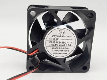 Для PELKO MOTORS C6025X24SPCP1-7 24V 0.17A/0.20A 6-сантиметровый вентилятор охлаждения