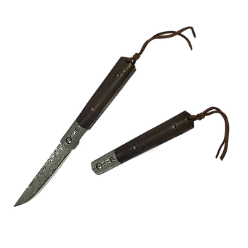 VG10 Карманный складной нож из дамасской стали ручной работы, ручка из железного дерева, самозащита, Охотничий портативный EDC инструмент
