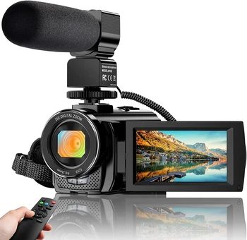 2023 2.7 K Видеокамера ночного видения с 16-кратным зумом Инфракрасная видеокамера для видеоблогинга для Youtube Портативный Цифровой рекордер для прямой трансляции