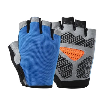 Перчатки на половину пальца, Нескользящие Дышащие Зимние Перчатки для мужчин, удобные для поглощения пота, модные Летние Велосипедные прогулки на открытом воздухе