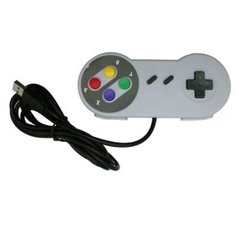 2019 Универсальный Проводной Игровой Контроллер Classic USB Game Handle Gamepad Джойстики PC Video Games Controller для Nintendo SNES