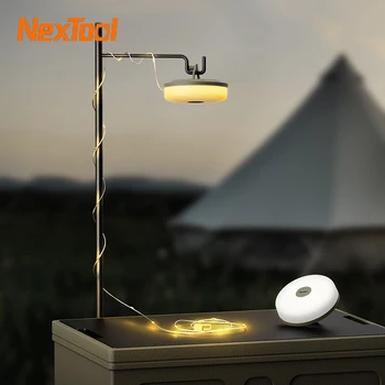 Nextool Светодиодная лампа для кемпинга, светодиодные перезаряжаемые портативные гибкие полосы, Теплая белая лампа для украшения палатки
