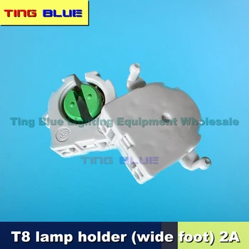 (50шт) Угловой держатель лампы T8 G13LED люминесцентная лампа решетка кронштейн штырь для головки карты 12-250 В (широкий штырь)