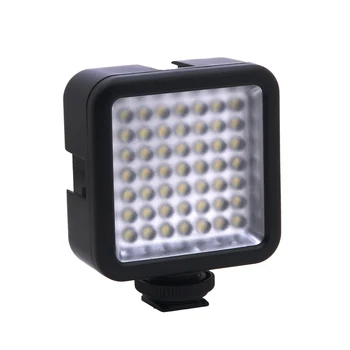 W49 Mini LED Video Light Panel Light Dimmable Camcorder Video Lighting 6000K для микрофона Gopro Видеокамеры Canon Nikon Sony