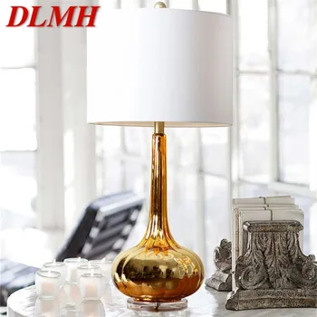 Креативная настольная лампа DLMH с современным керамическим настольным освещением LED для украшения домашней спальни