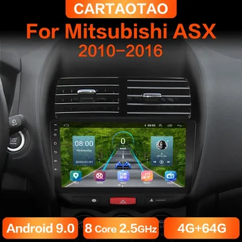 4G + 64G Android 9,0 Автомобильный Радиоприемник GPS DSP мультимедийный плеер для Mitsubishi ASX 1 2010 2011 2012 2013-2016 2din Android автомобильный плеер