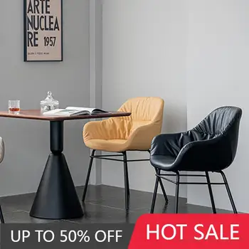 Минималистское кресло и стулья для гостиной в Скандинавском стиле С поддержкой спинки Современные стулья Для гостиной Дизайнерская мебель для дома Fotele Do Salonu
