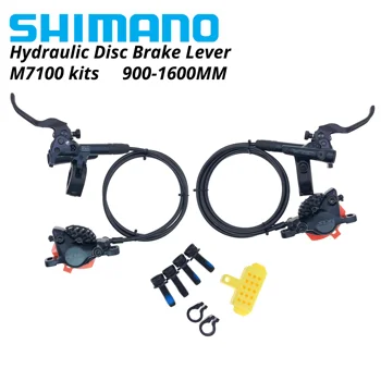 Shimano SLX M7100 BL-M7100 Тормозной Рычаг MTB Гидравлический Диск I-EV Зажимная Лента Роторы Передние 90 мм Задние 160 Мм Велосипедный Комплект Пара Смола